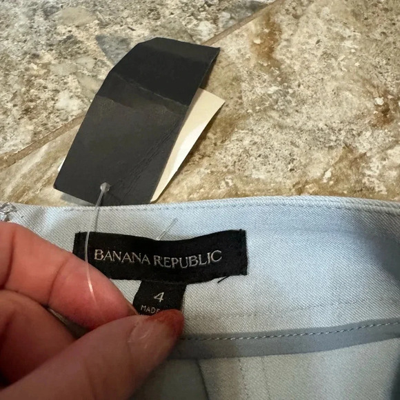 nwt banana republic blue pencil skirt - Picture 3 of 7